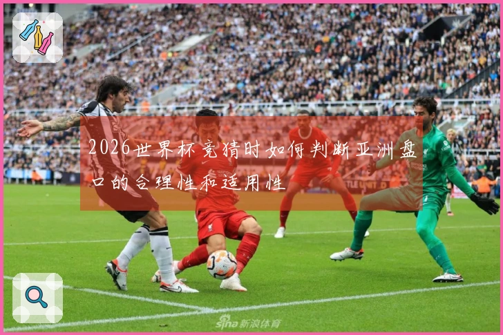 2026世界杯竞猜时如何判断亚洲盘口的合理性和适用性