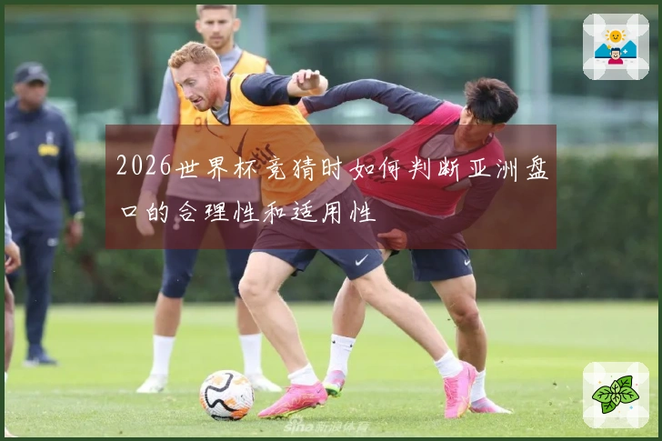 2026世界杯竞猜时如何判断亚洲盘口的合理性和适用性